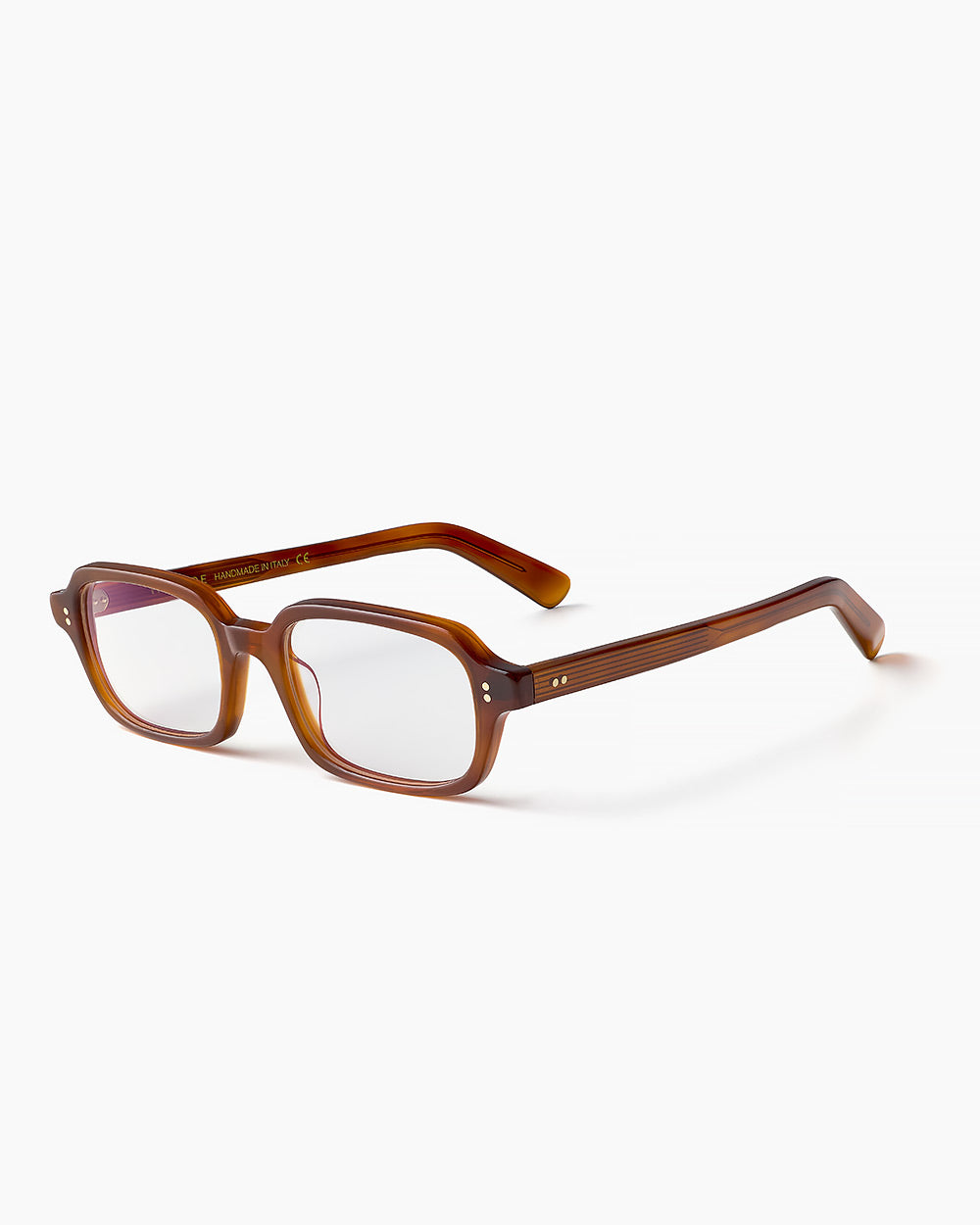 ME & JOE Jules tortoise optical glasses – three-quarter view