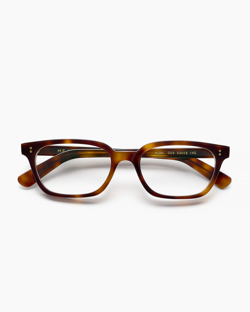 ME & JOE Alba tortoise optical glasses – front view
