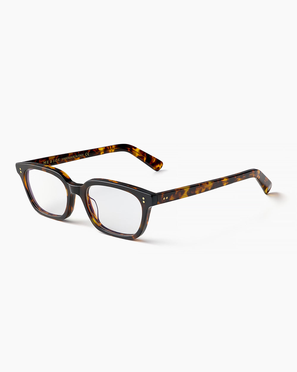 ME & JOE Alba spiced tortoise optical glasses – three-quarter view