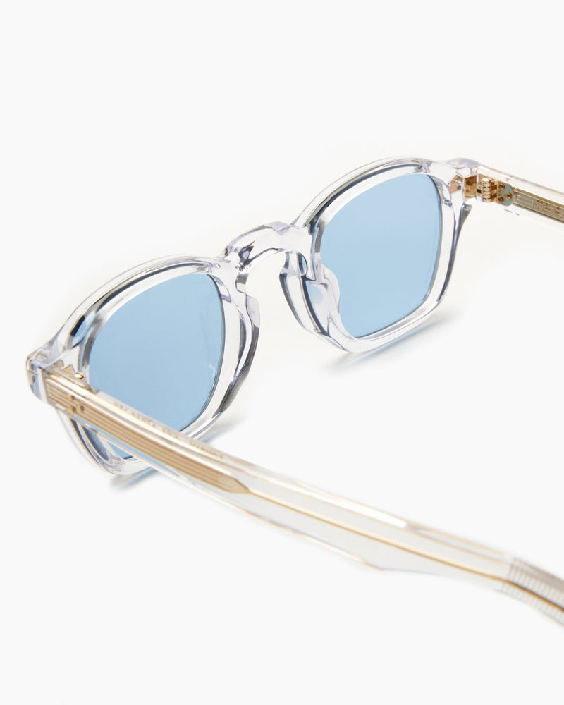 SUNGLASSES-WOMEN-MEN-UNISEX-FAUSTO-STUDIO-CRYSTAL-BLUE-TEMPLE