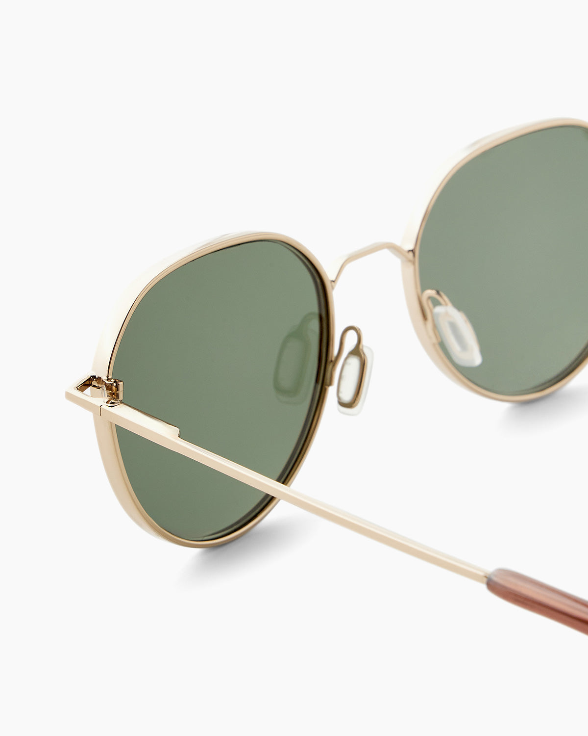 SUNGLASSES-WOMEN-MEN-UNISEX-LENNON-GOLD-TEMPLE |GOLD