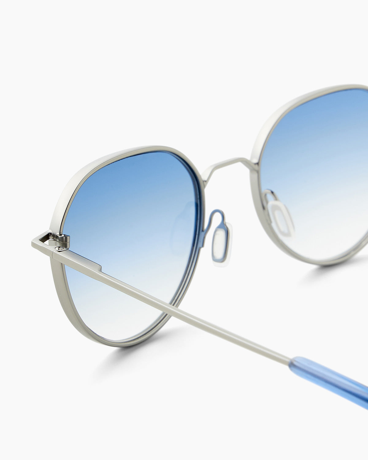 SUNGLASSES-WOMEN-MEN-UNISEX-LENNON-SILVER-TEMPLE |SILVER