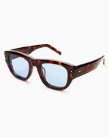 SUNGLASSES-WOMEN-MEN-UNISEX-MILANO-STUDIO-TORTOISE-BLUE-SIDE