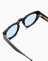 SUNGLASSES-WOMEN-MEN-UNISEX-ONASSIS-BLACK-STUDIO-BLUE-TEMPLE