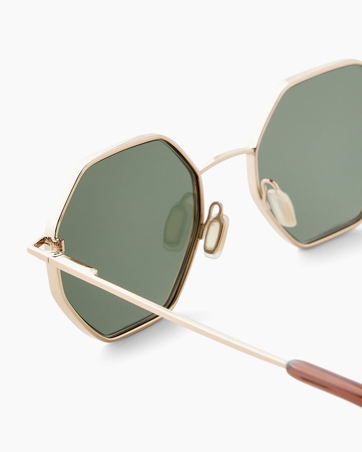 SUNGLASSES-WOMEN-MEN-UNISEX-OTTAGONALE-GOLD-TEMPLE |GOLD