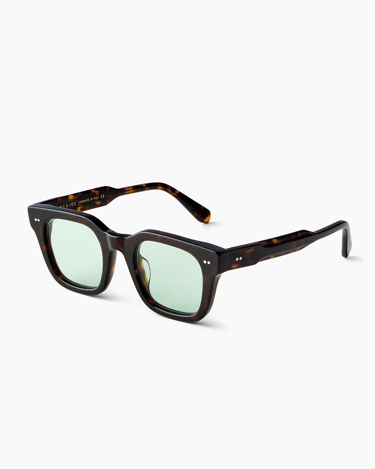 SUNGLASSES-WOMEN-MEN-UNISEX-ROBERT-TORTOISE-CUSTOMLENSES-AVOCADO-SIDE |TORTOISE CUSTOM LENSES-AVOCADO