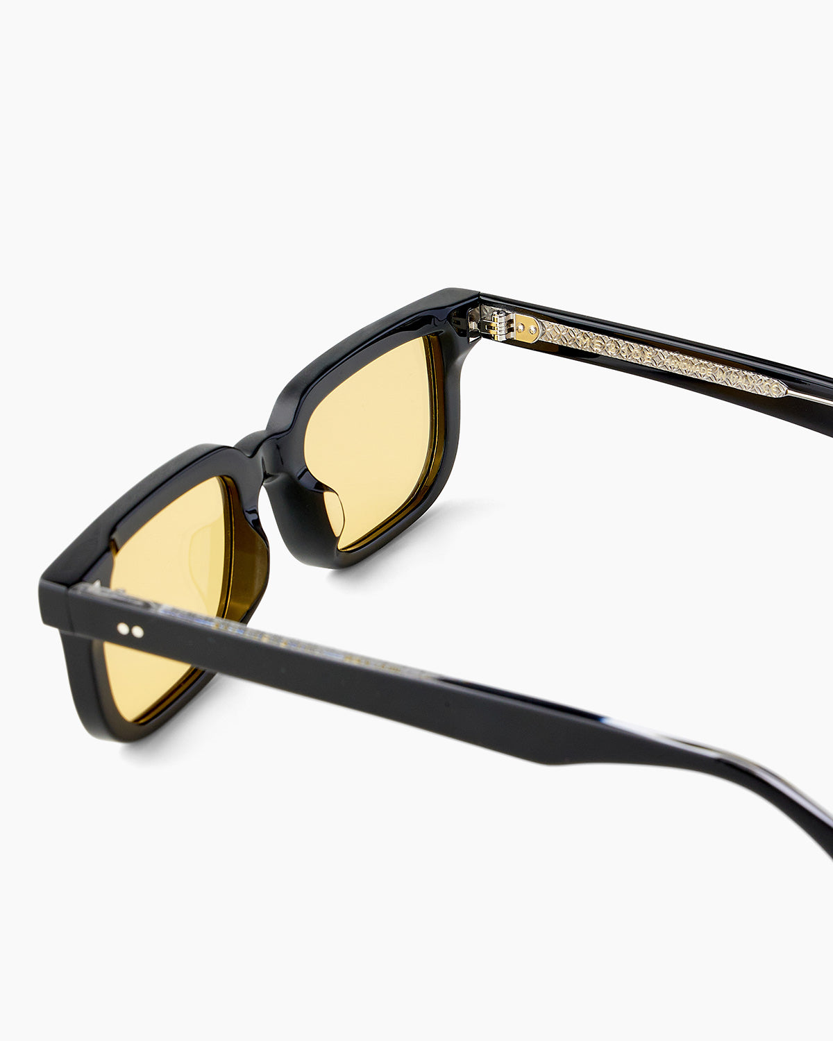 SUNGLASSES-WOMEN-MEN-UNISEX-WALKER-BLACK-CUSTOMLENSES-PINA COLADA-TEMPLE |BLACK CUSTOM LENSES-PINA COLADA