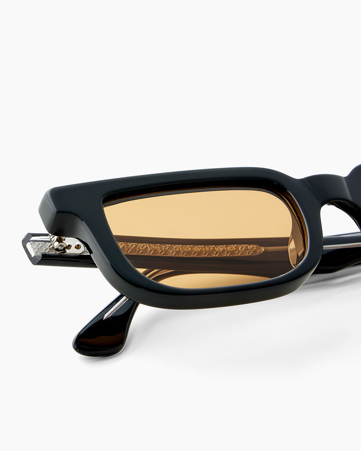 SUNGLASSES-WOMEN-MEN-UNISEX-WALKER-BLACK-CUSTOMLENSES-SUNSET-DETAIL |BLACK CUSTOM LENSES-SUNSET