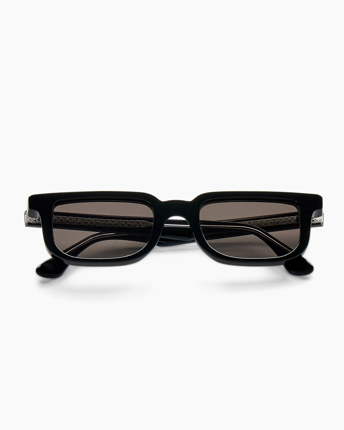 SUNGLASSES-WOMEN-MEN-UNISEX-WALKER-BLACK-FRONT |BLACK
