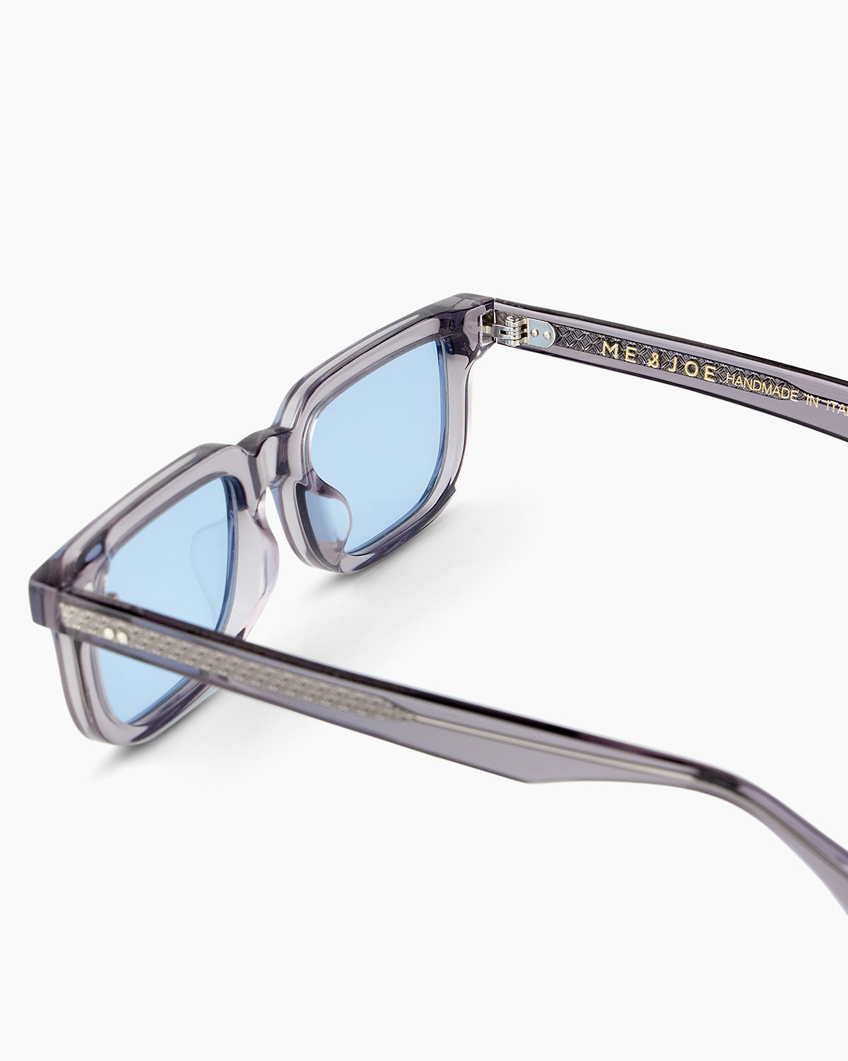 SUNGLASSES-WOMEN-MEN-UNISEX-WALKER-GREY-CUSTOMLENSES-BLUEJEAN-TEMPLE
 |GREY CUSTOM LENSES-BLUE JEAN