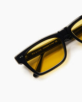 SUNGLASSES-WOMEN-MEN-UNISEX-WAYNE-STUDIO-BLACK-YELLOW-DETAIL