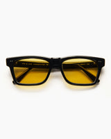 SUNGLASSES-WOMEN-MEN-UNISEX-WAYNE-STUDIO-BLACK-YELLOW-FRONT