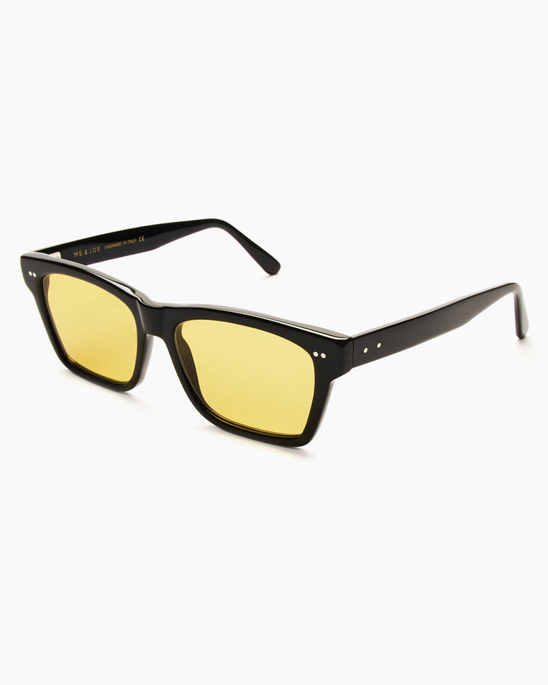 SUNGLASSES-WOMEN-MEN-UNISEX-WAYNE-STUDIO-BLACK-YELLOW-SIDE