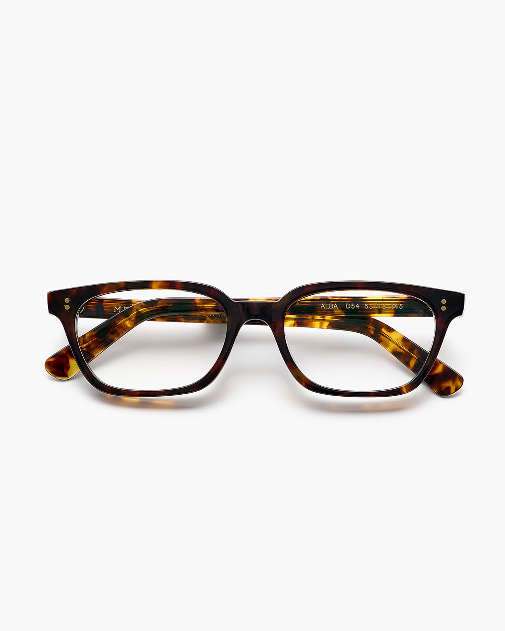 ME & JOE Alba spiced tortoise optical glasses – front view