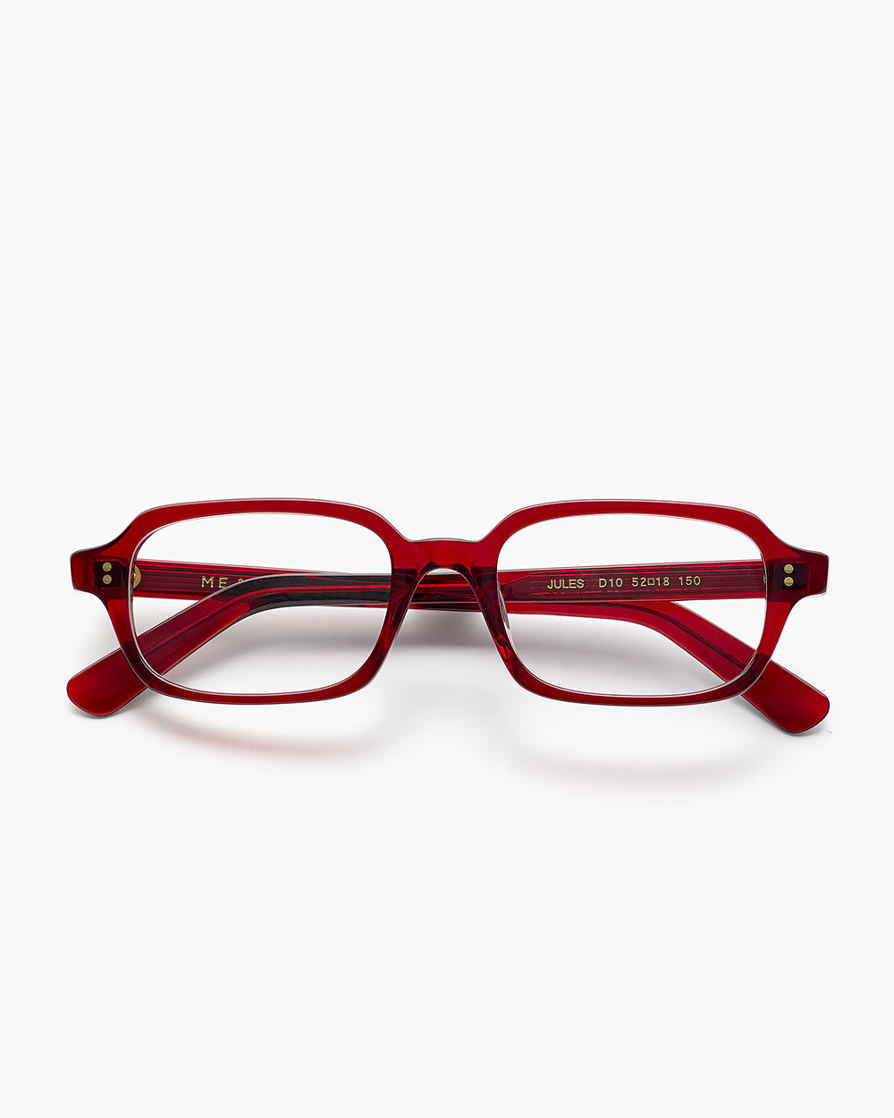 ME & JOE Jules burgundy optical glasses – front view
