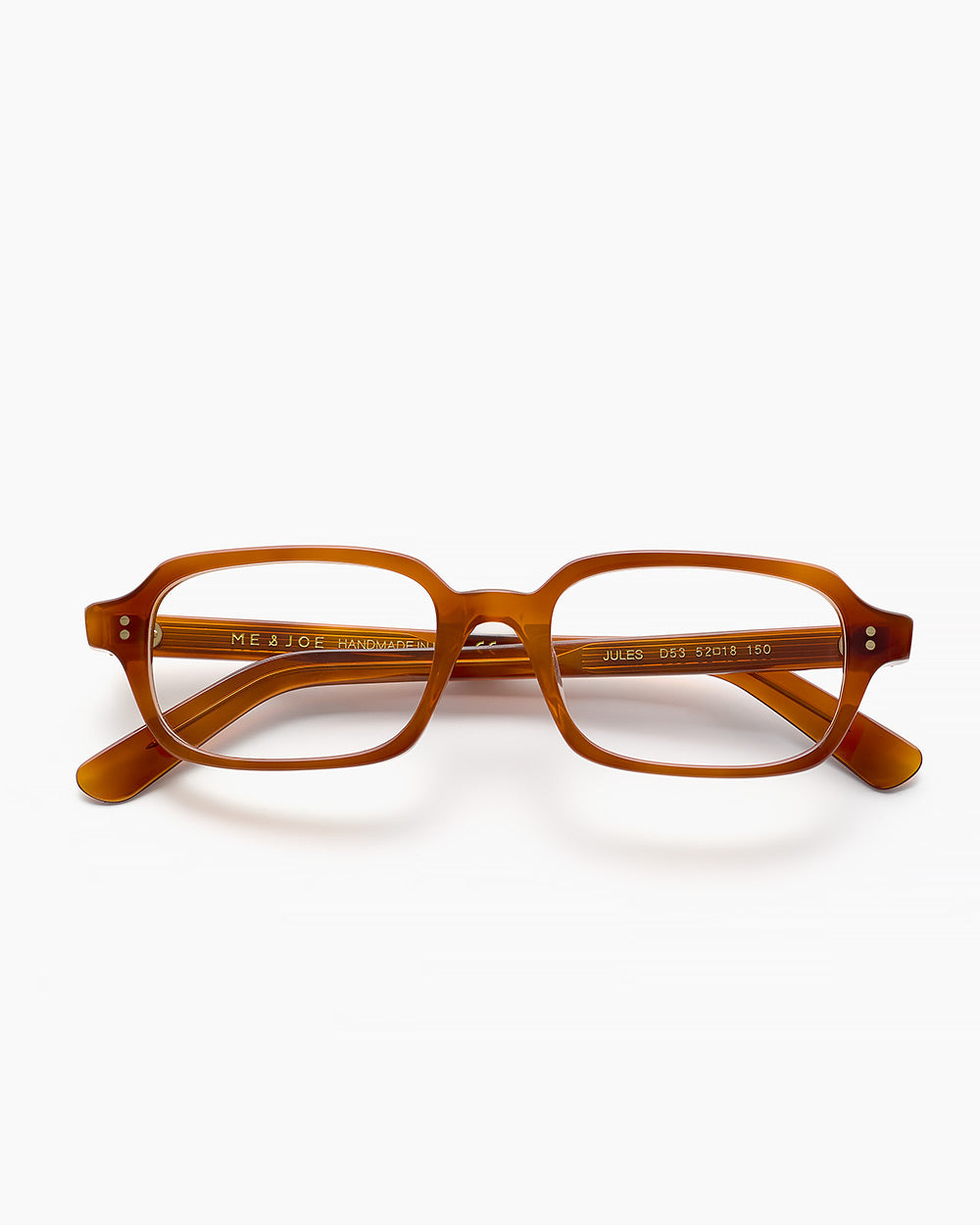 ME & JOE Jules Havana optical glasses – front view