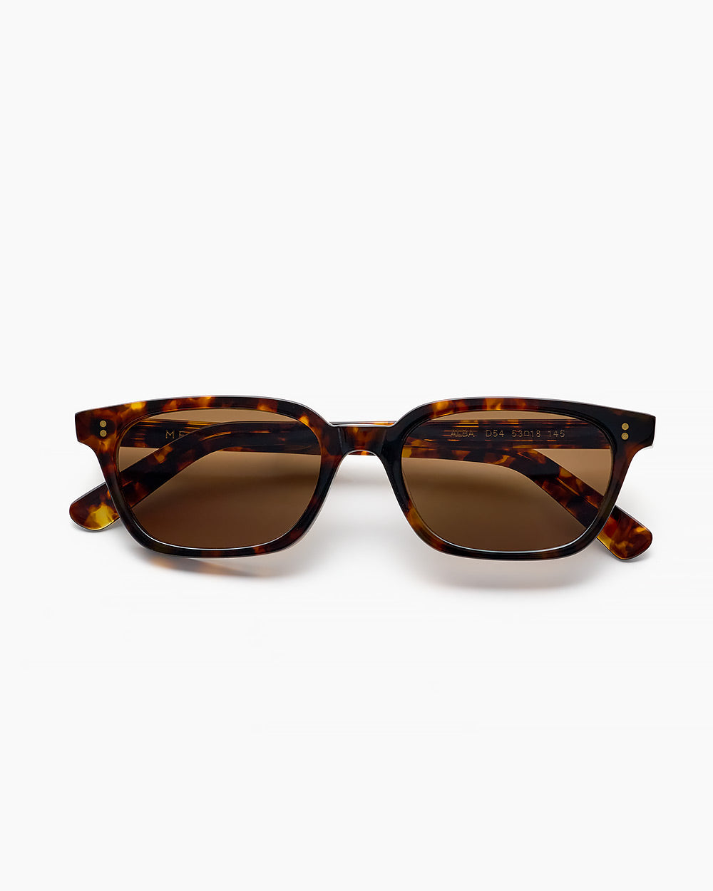 ME & JOE Alba spiced tortoise sunglasses – front view