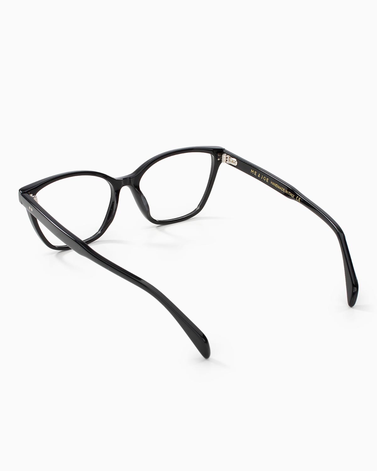 ME & JOE Amelie black optical glasses -rear three-quarter view