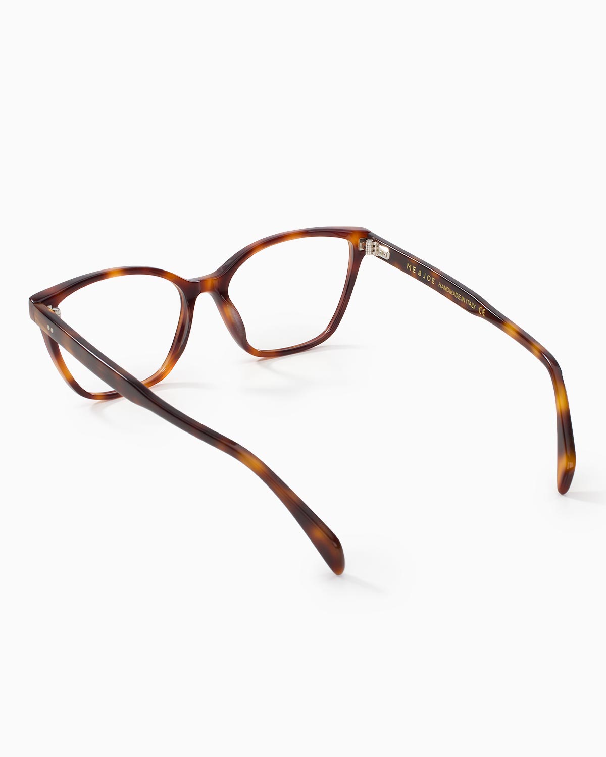 ME & JOE Amelie tortoise optical glasses -rear three-quarter view