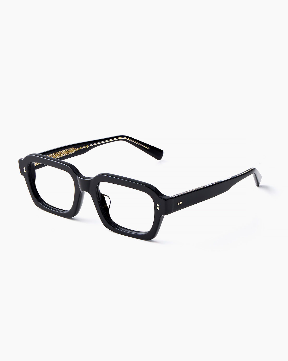 ME & JOE America black optical glasses – three-quarter view