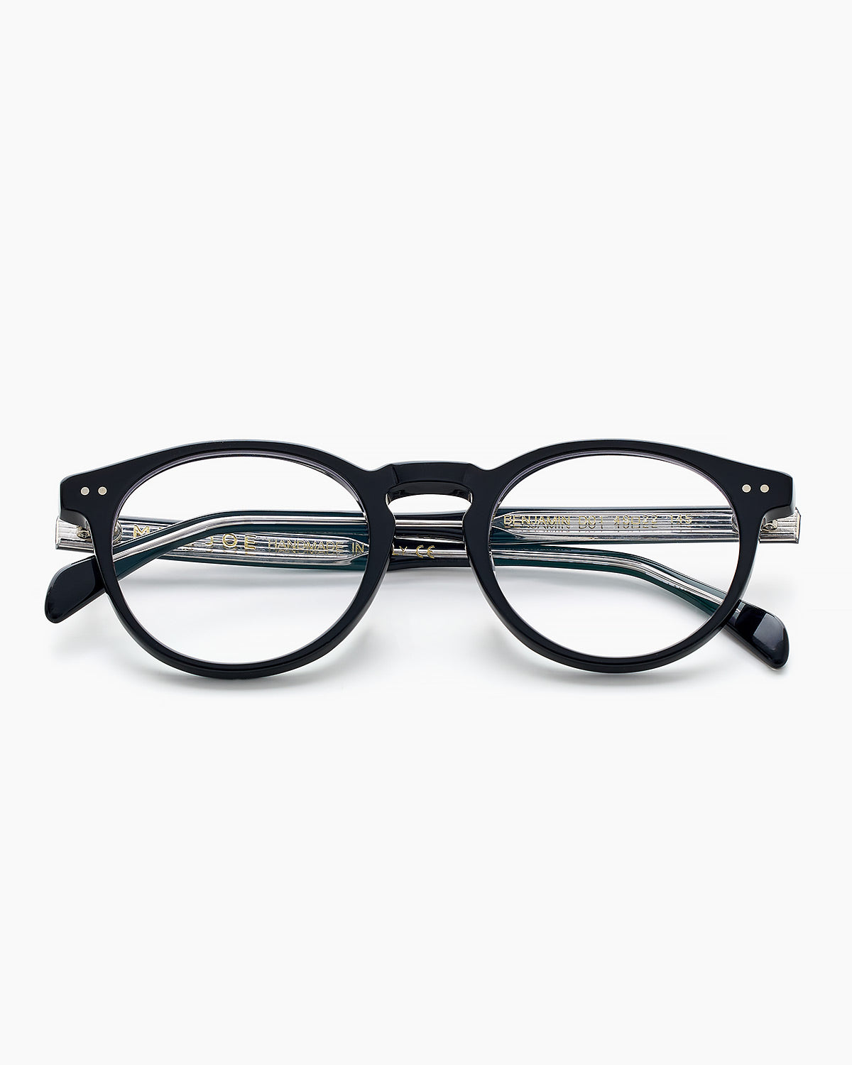 ME & JOE Benjamin black optical glasses – front view