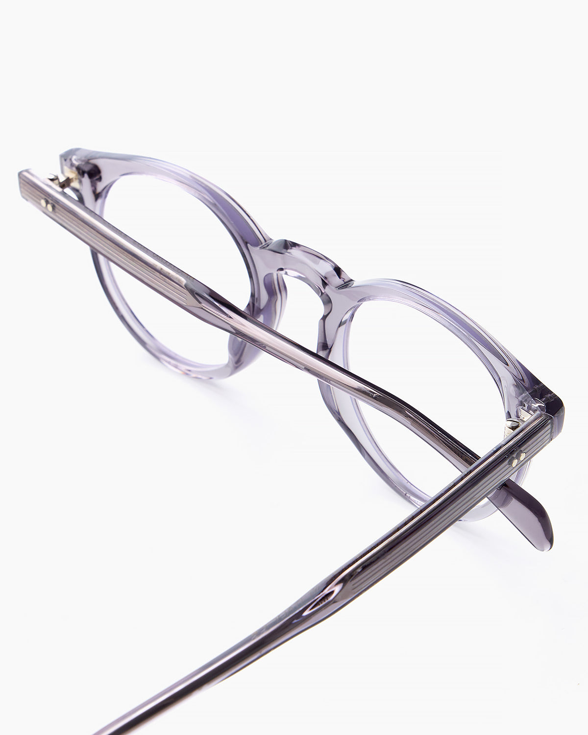 ME & JOE Benjamin grey optical glasses – angled view