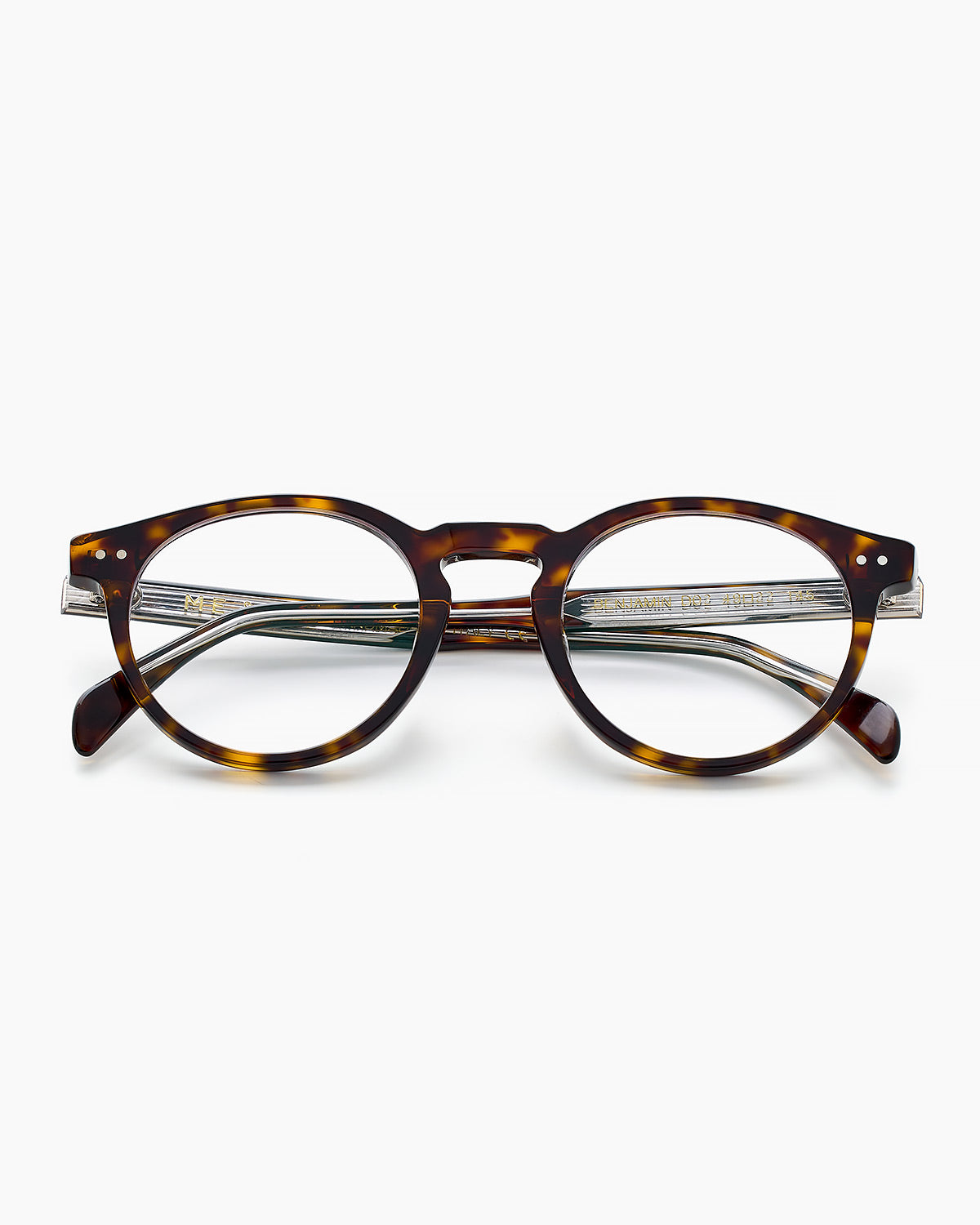 ME & JOE Benjamin tortoise optical glasses – front view