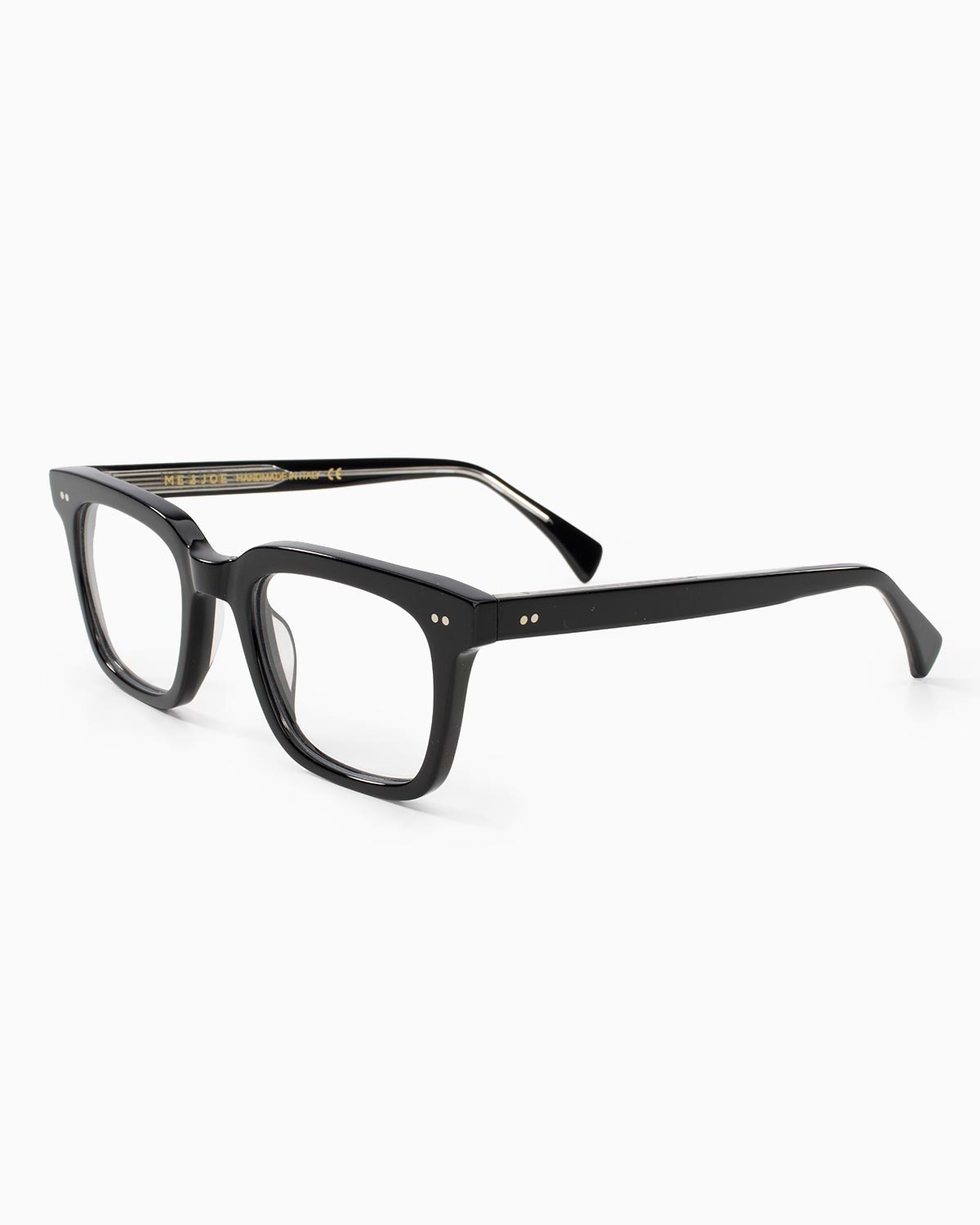 ME & JOE Blair black optical glasses -front three-quarter view