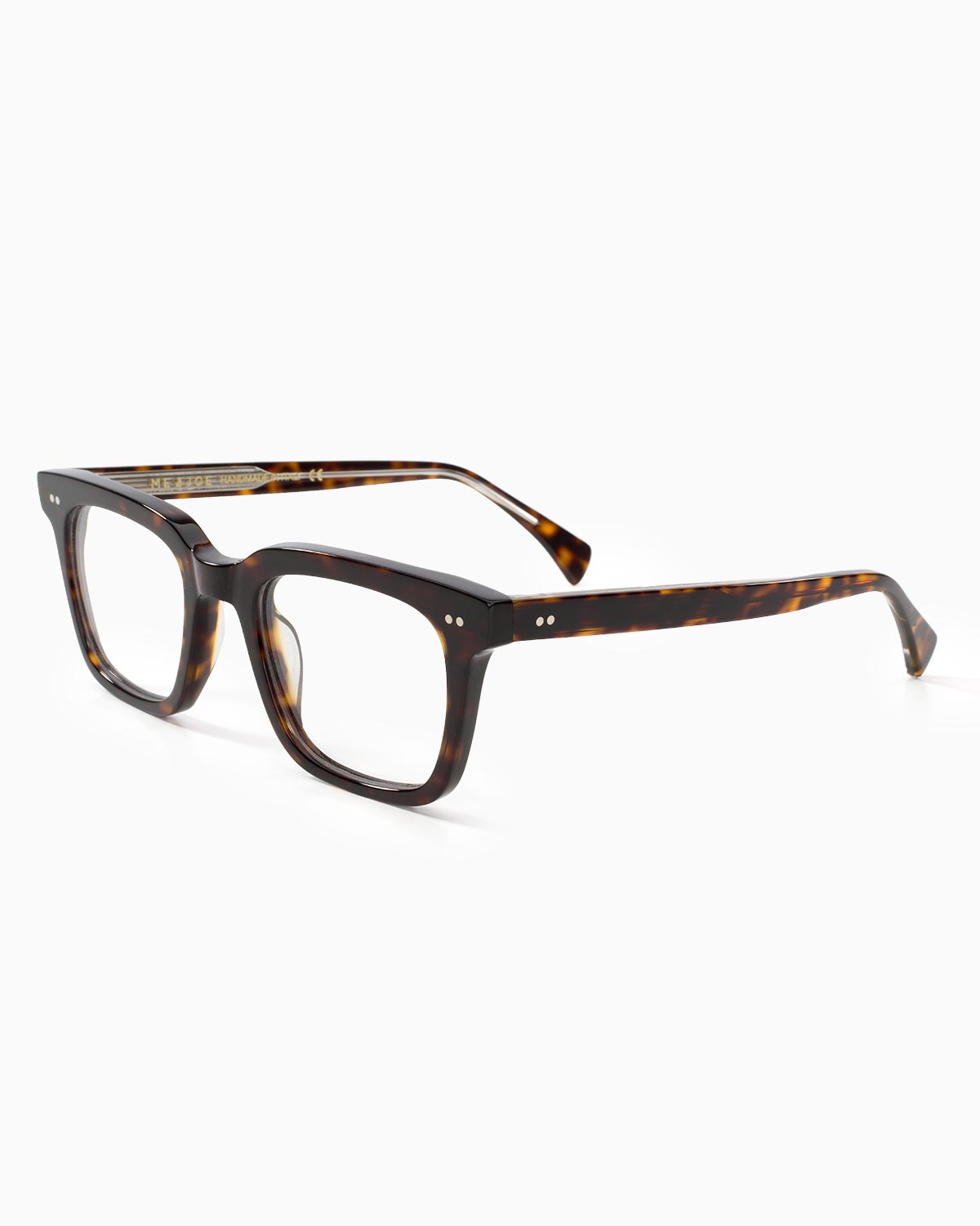 ME & JOE Blair tortoise optical glasses -front three-quarter view