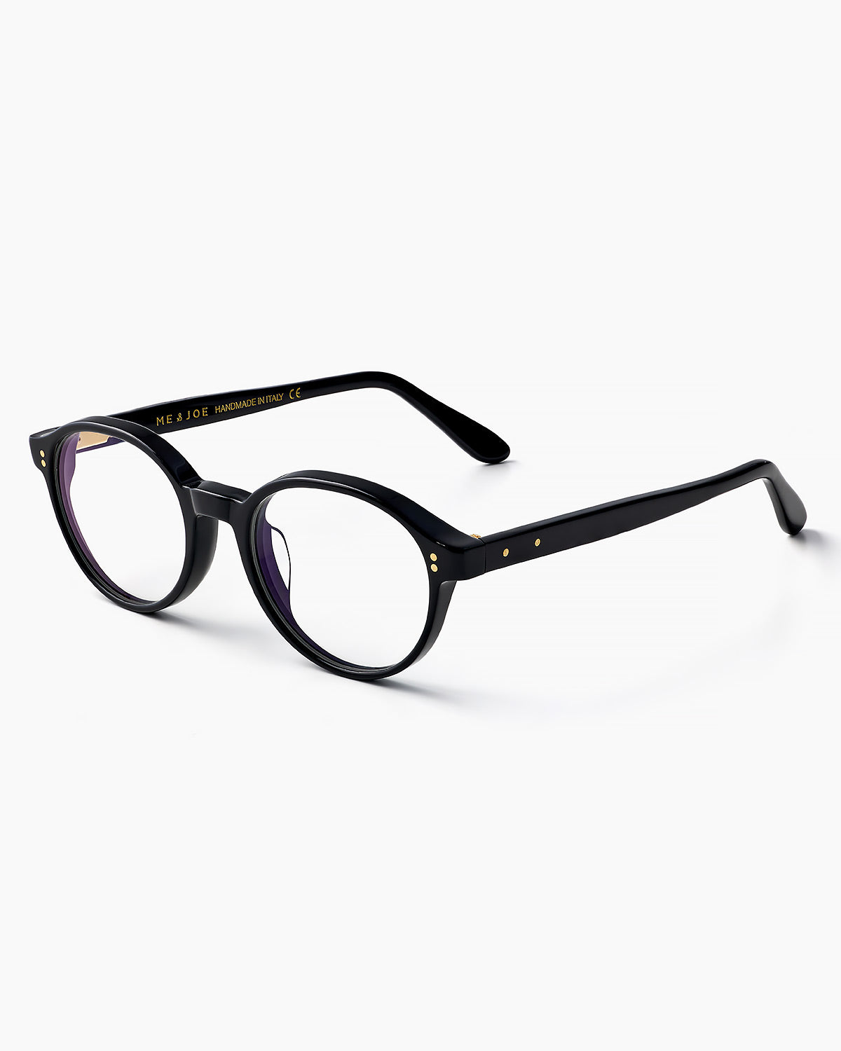 ME & JOE Bowie black optical glasses – three quarter view