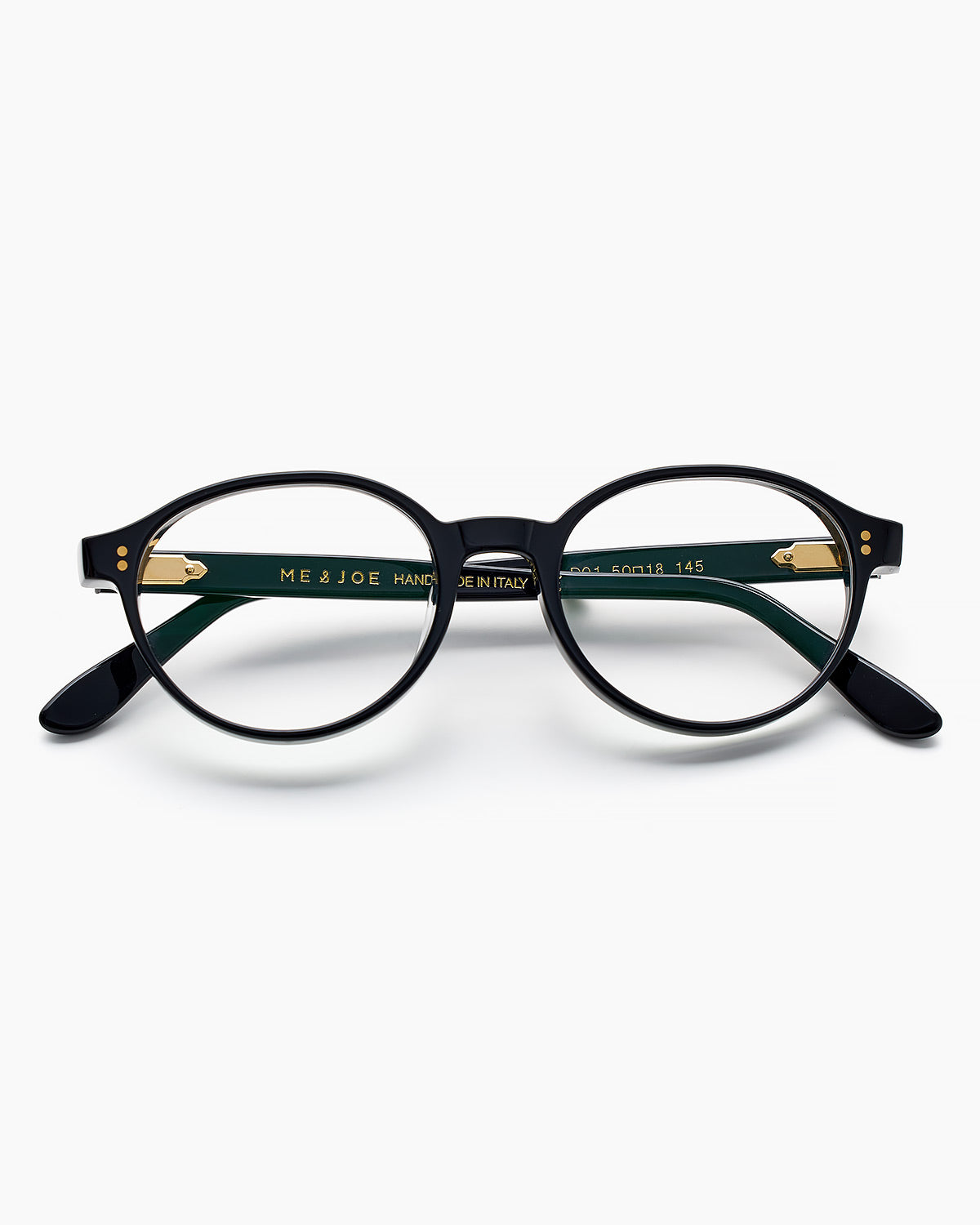 ME & JOE Bowie black optical glasses – front view