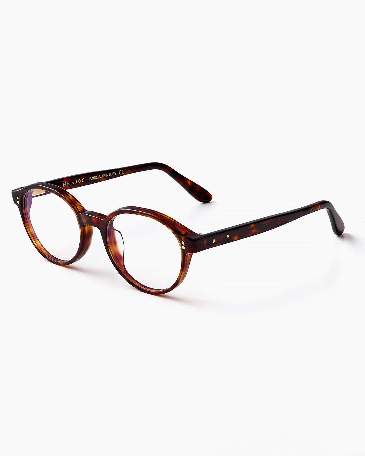 ME & JOE Bowie tortoise optical glasses – three quarter view