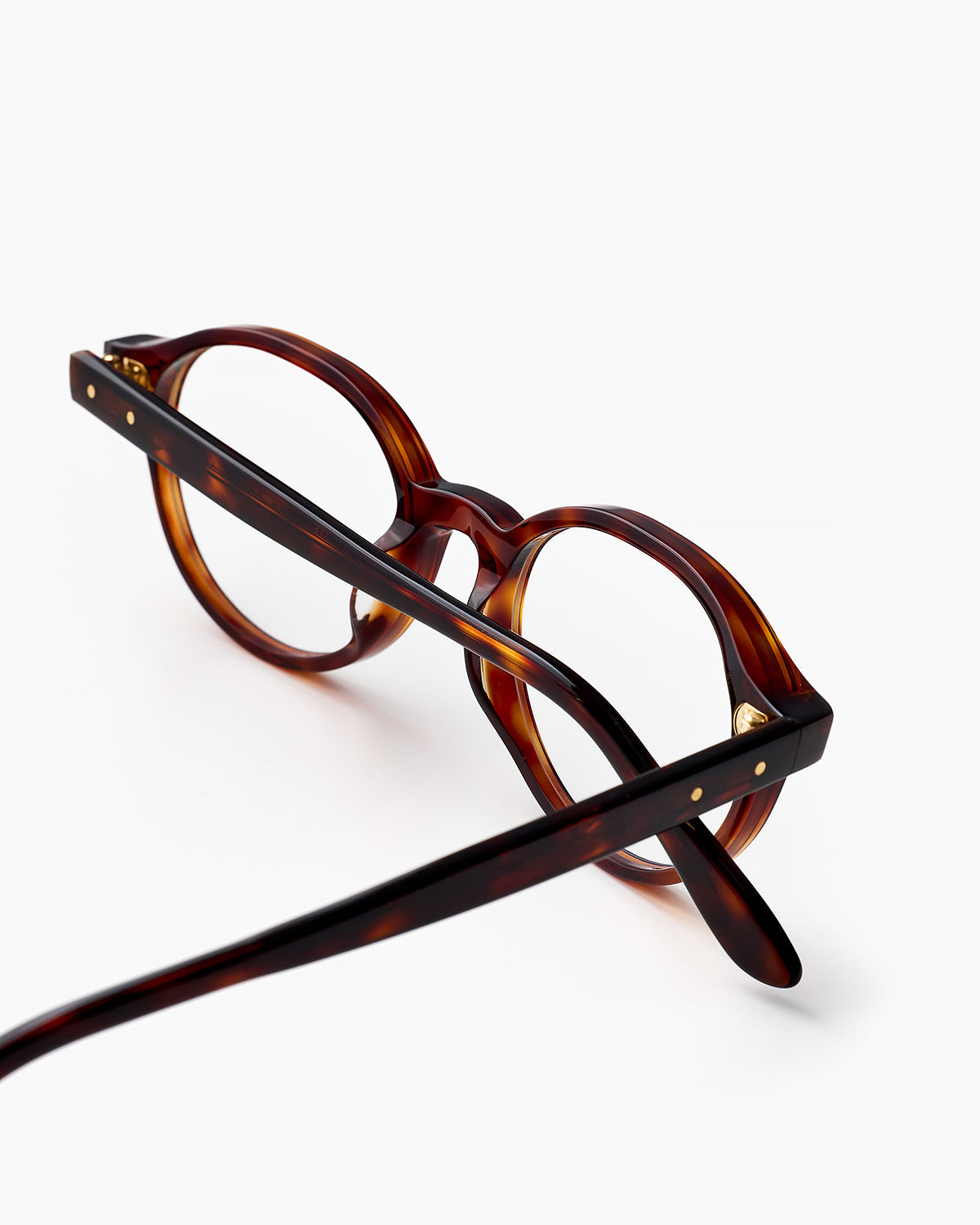 ME & JOE Bowie tortoise optical glasses – angled view