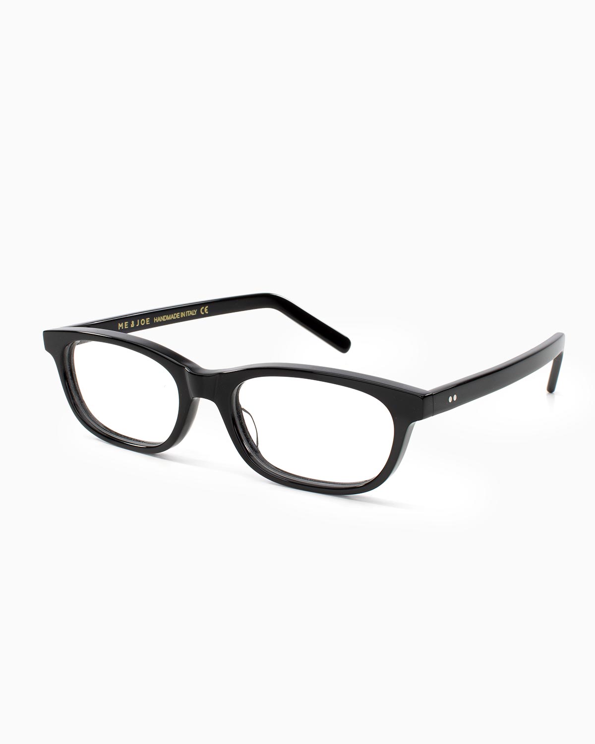 ME & JOE Darya black optical glasses – three-quarter view