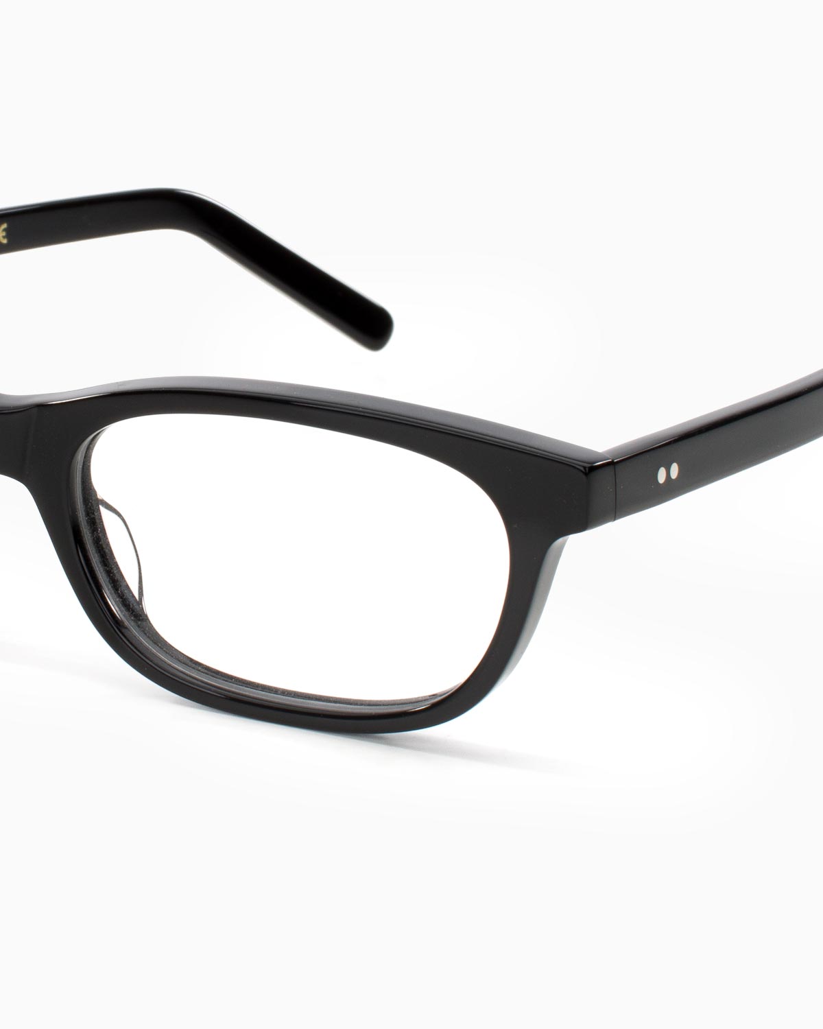 ME & JOE Darya black optical glasses – close-up view