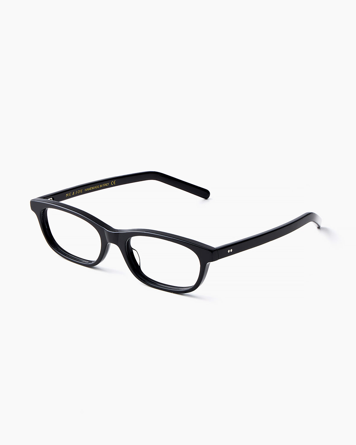 ME & JOE Darya black optical glasses – three-quarter view