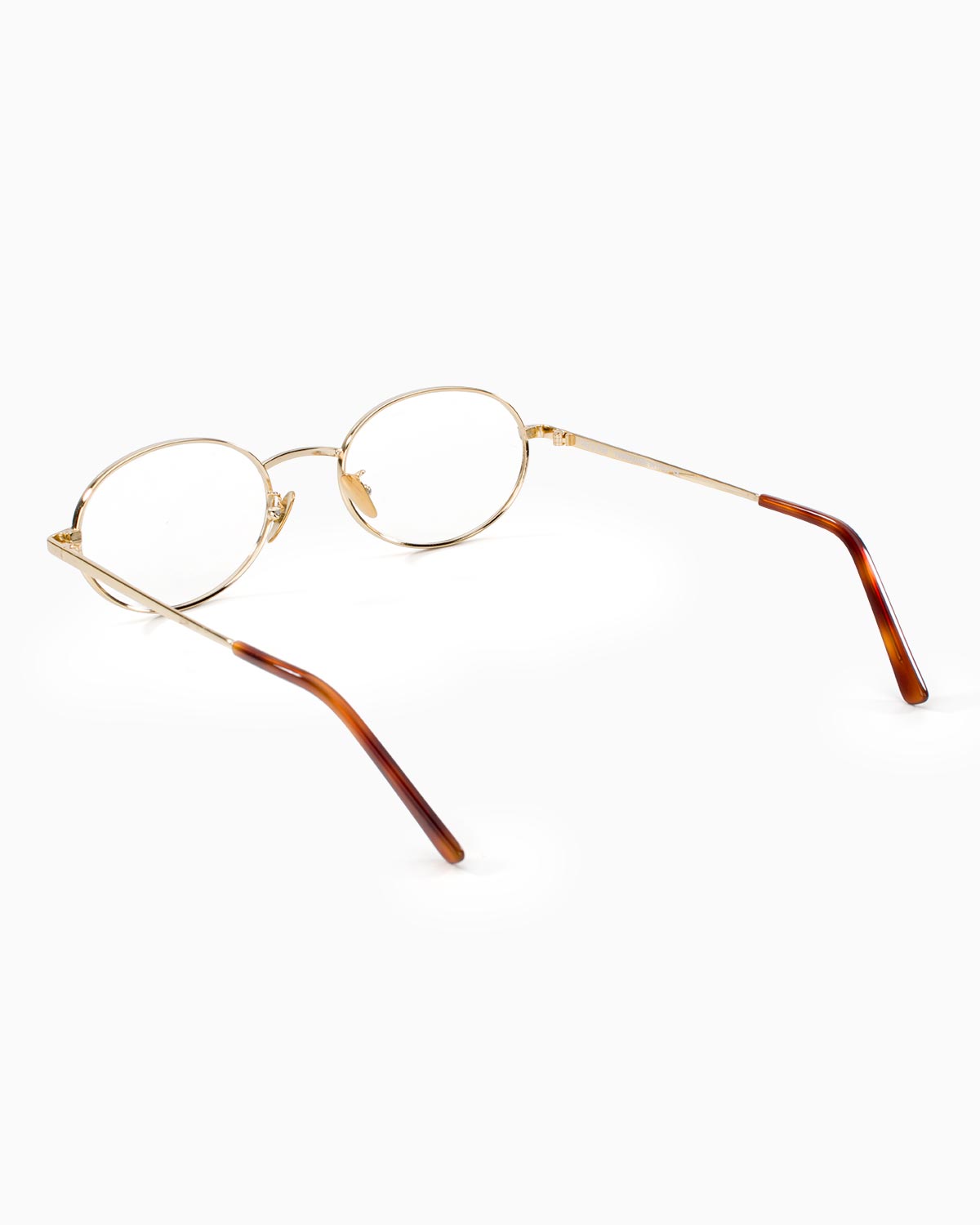 ME & JOE Elvie gold optical glasses – three-quarter view