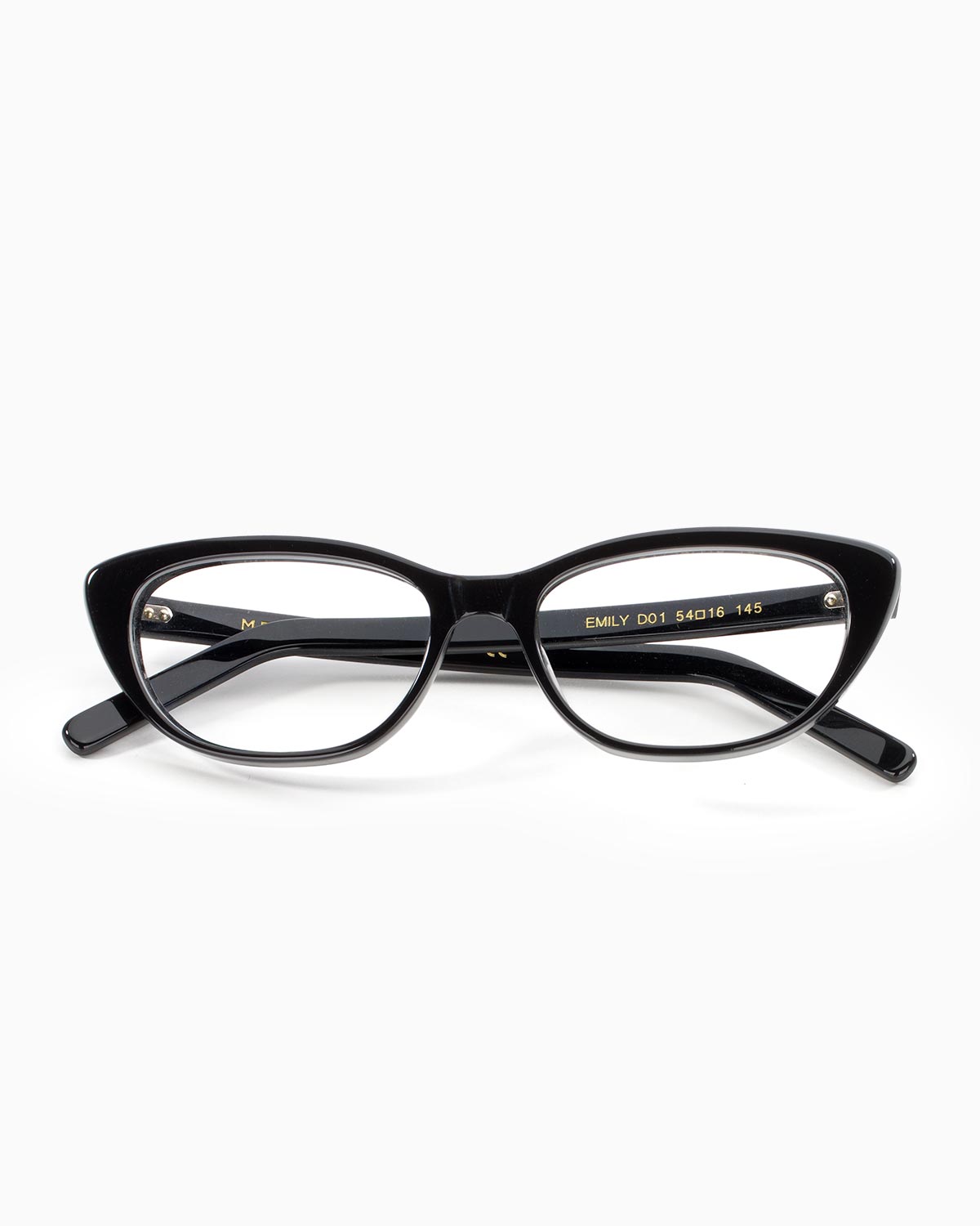 ME & JOE Emily black optical glasses – front view