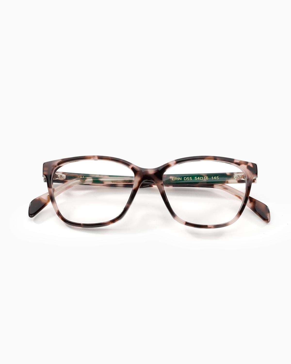 ME & JOE Erin pink tortoise optical glasses – front view