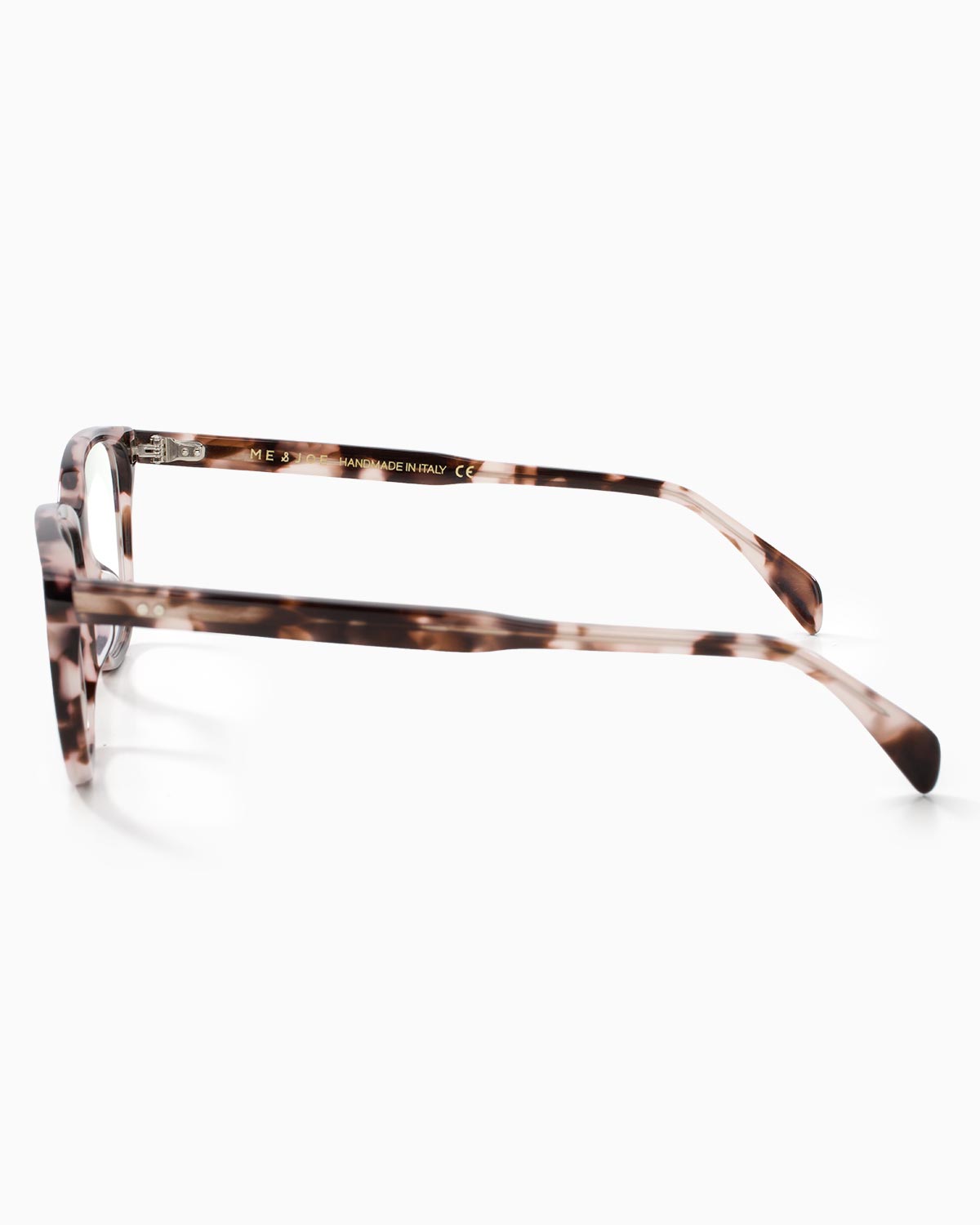 ME & JOE Erin pink tortoise optical glasses – side view
