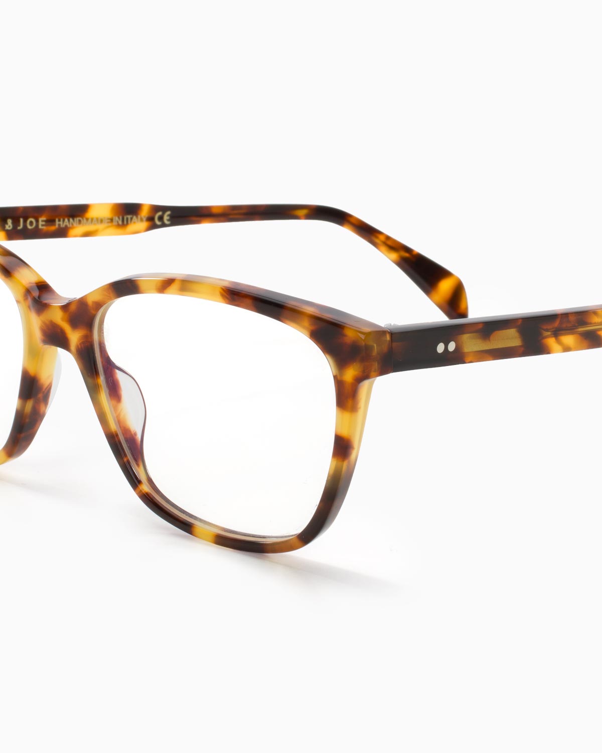 ME & JOE Erin spiced tortoise optical glasses – frame detail