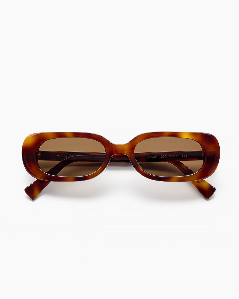 ME & JOE Gaby classic tortoise sunglasses – front view