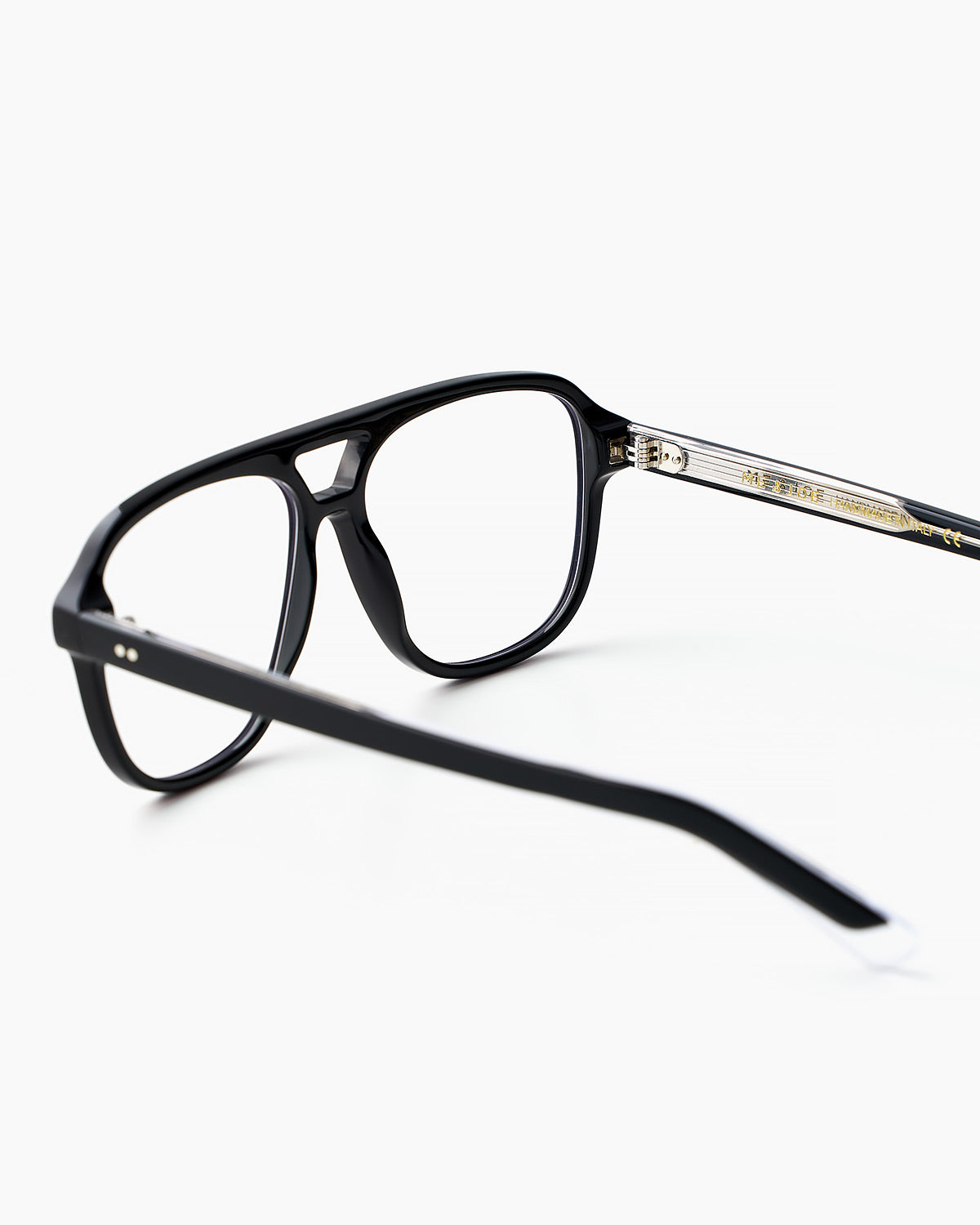 ME & JOE Hector black optical glasses – detail view