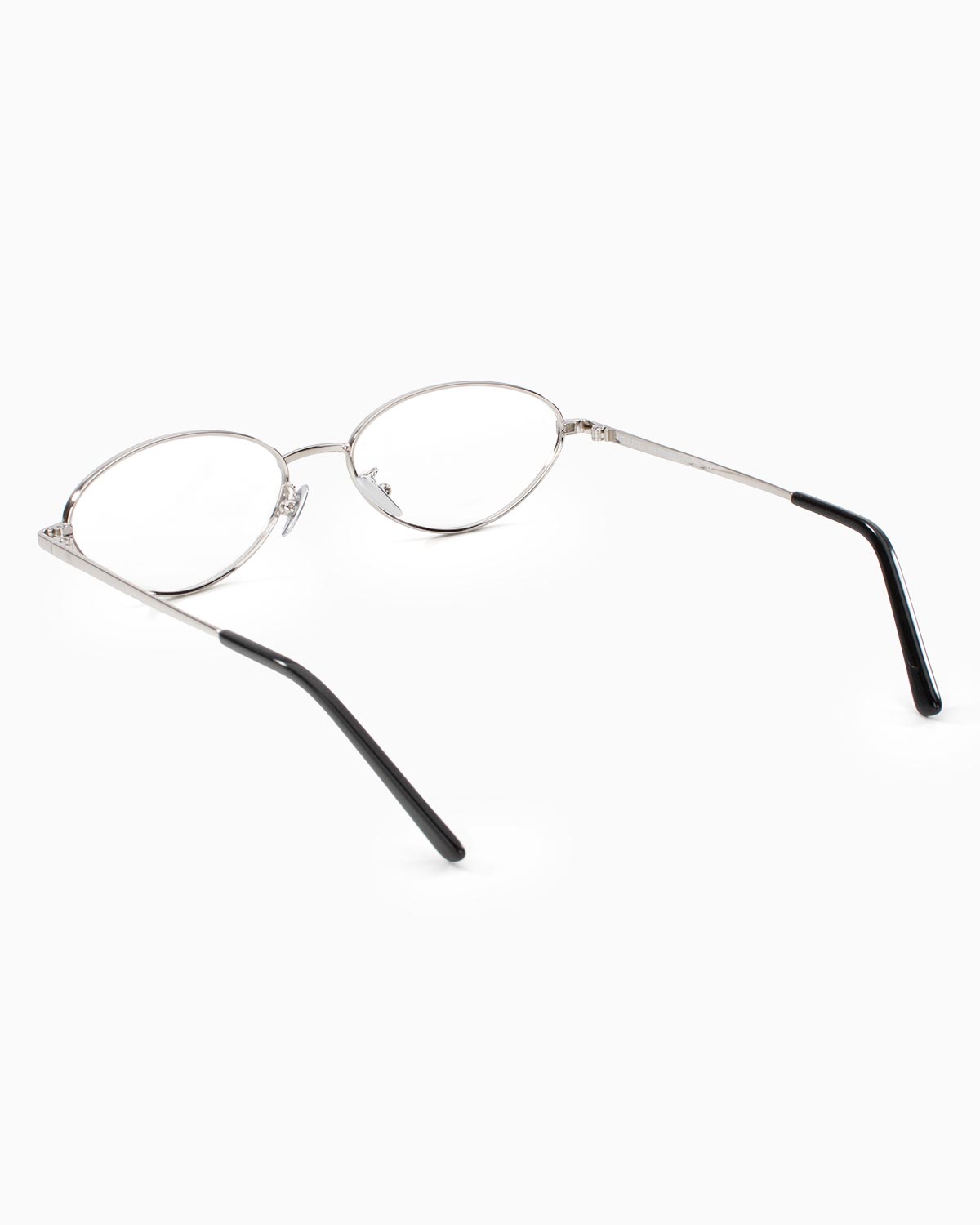 ME & JOE Lima silver optical glasses – three-quarter view