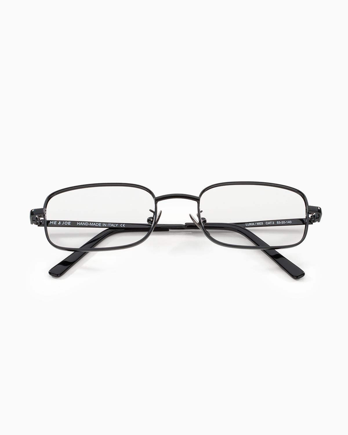 ME & JOE Luca Black optical glasses – front view