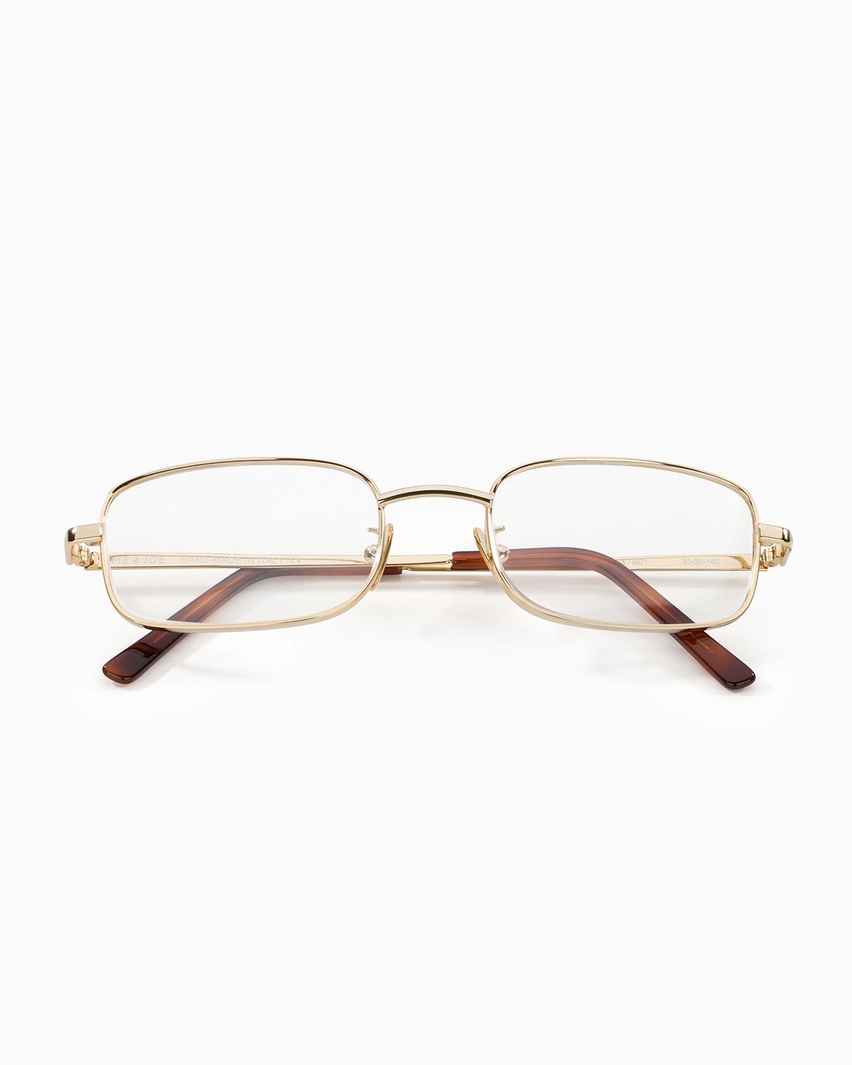 ME & JOE Luca gold optical glasses – front view