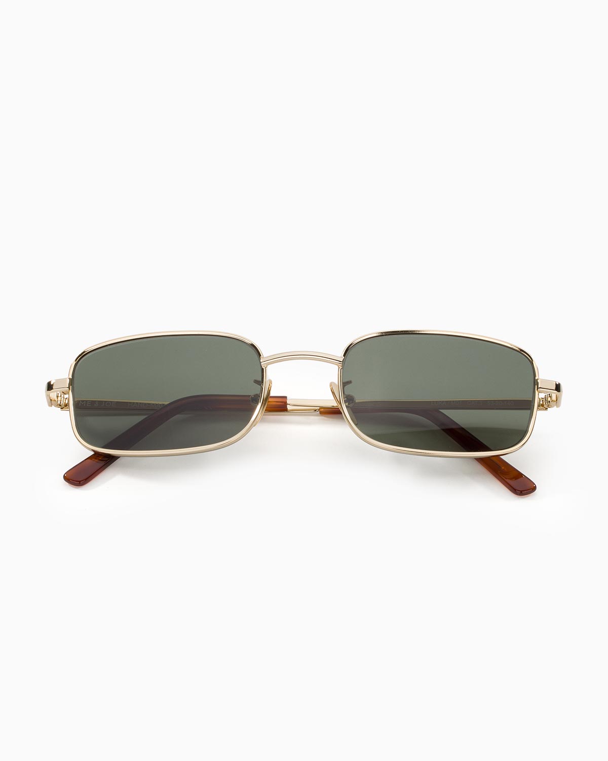 ME & JOE Luca gold sunglasses – front view