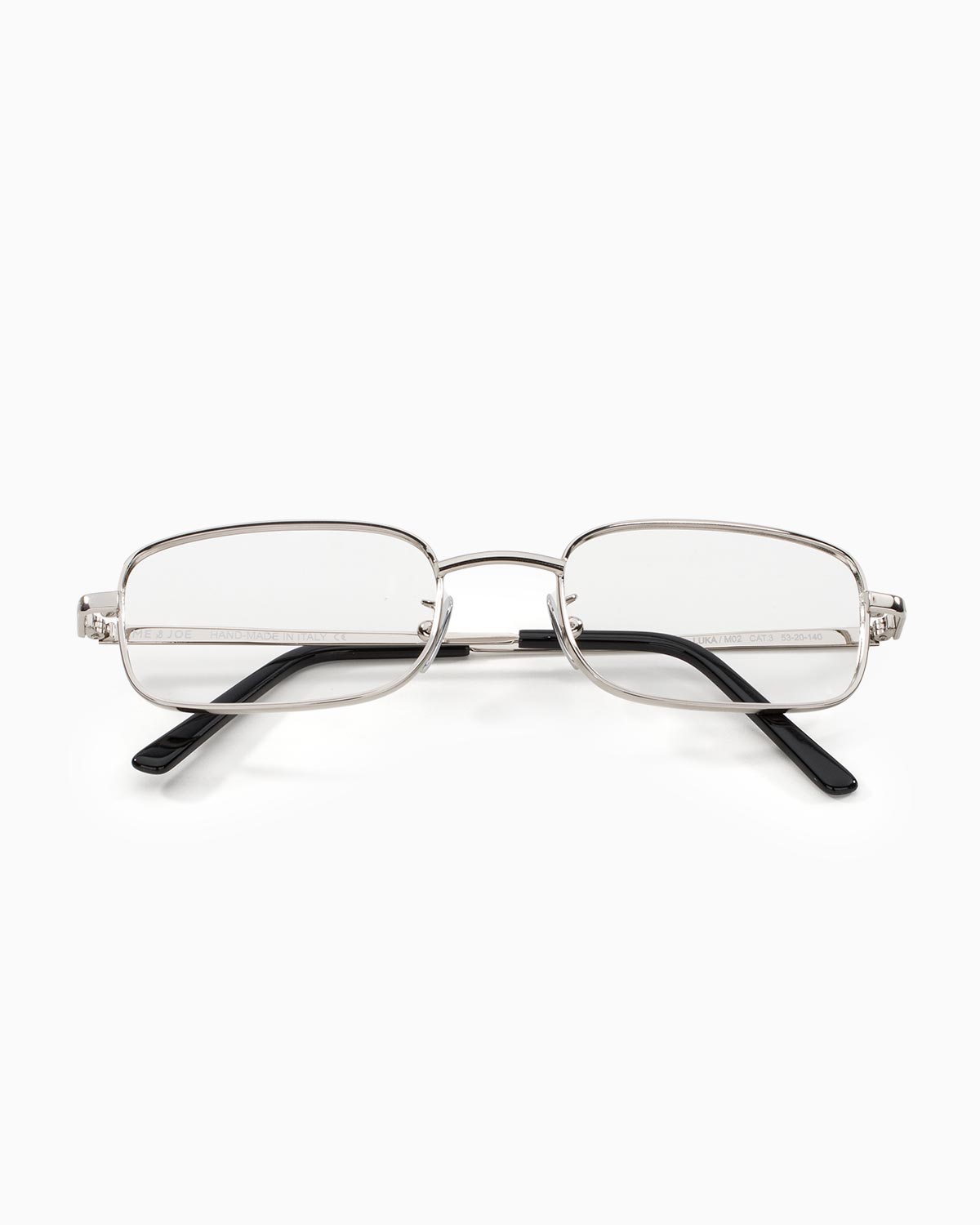 ME & JOE Luca silver optical glasses – front view