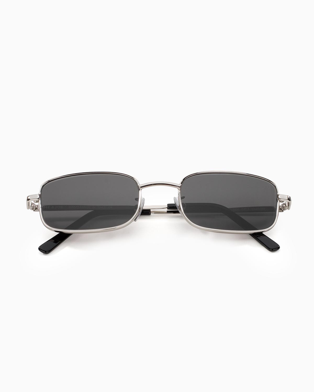 ME & JOE Luca silver sunglasses – front view