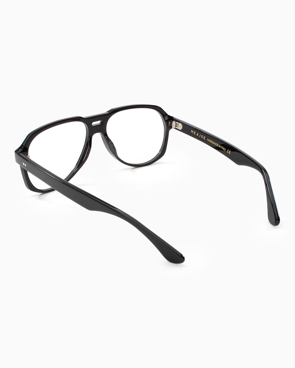 ME & JOE Maverick black optical glasses – three-quarter view